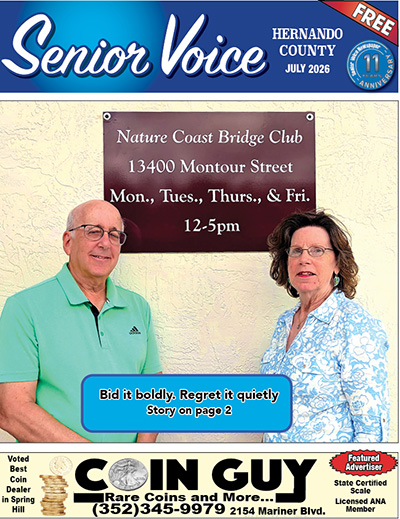 July 2026 Senior Voice Hernando County edition cover